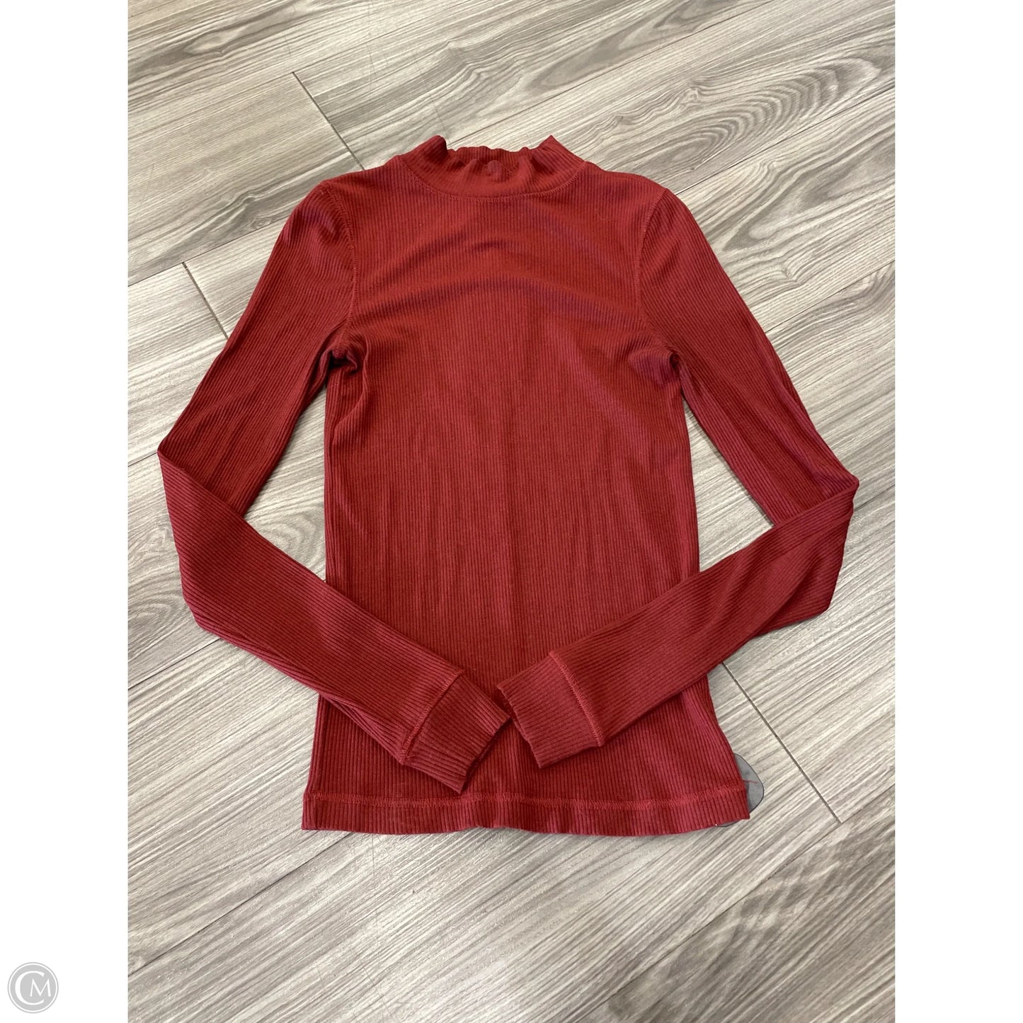 Top Long Sleeve Basic By Prana In Red, Size: S