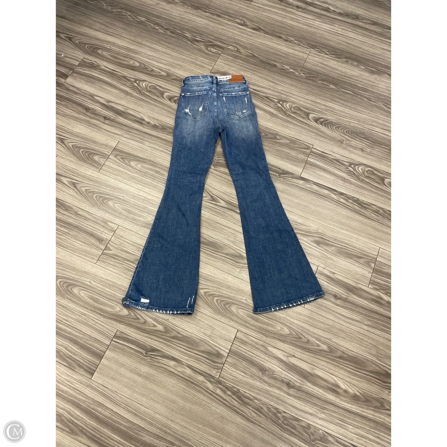 Jeans Flared By Judy Blue In Blue, Size: 0