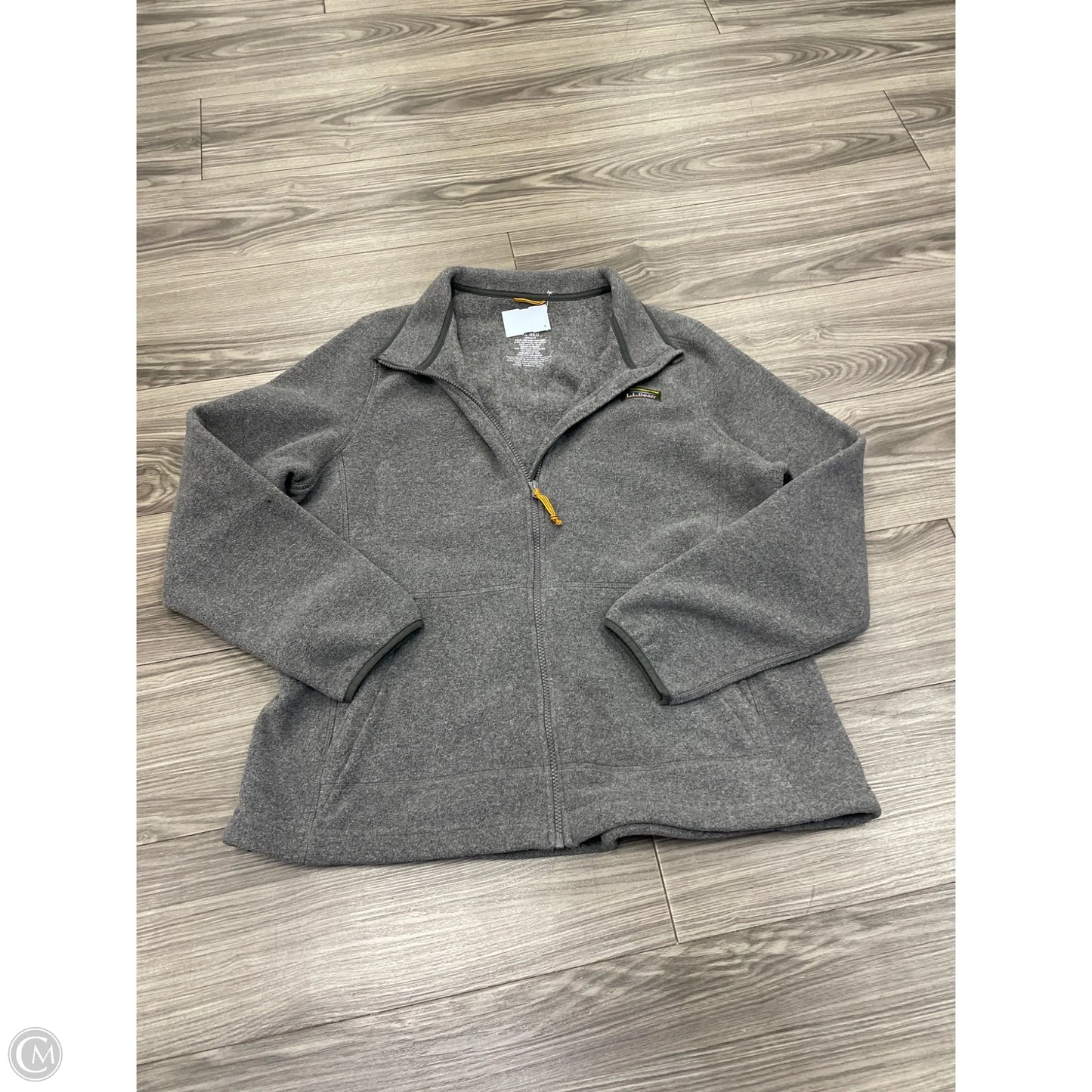 Jacket Fleece By L.l. Bean In Grey, Size: Xl