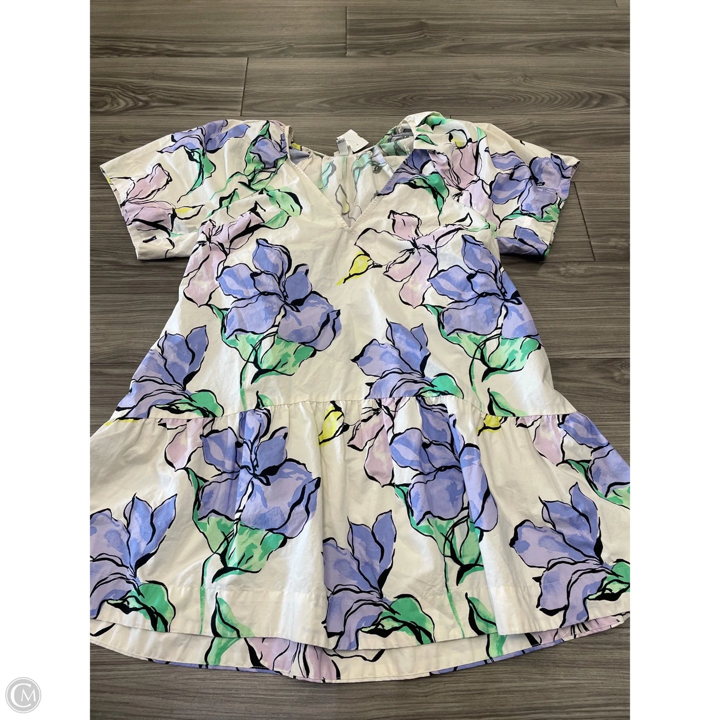 Dress Casual Midi By A New Day In Floral Print, Size: L
