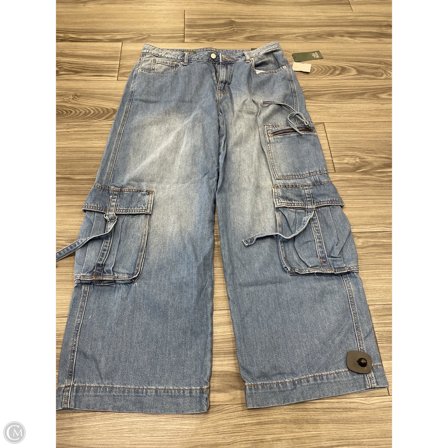 Jeans Wide Leg By Wild Fable In Blue, Size: 10