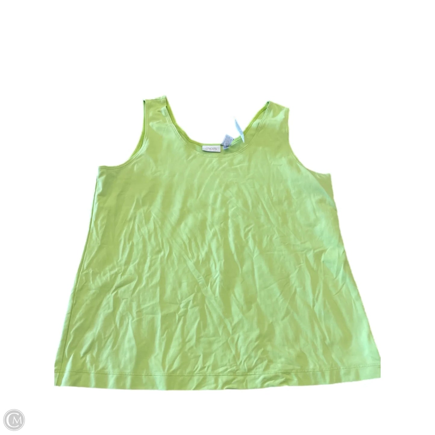 Tank Top By Chicos In Green, Size: Xl