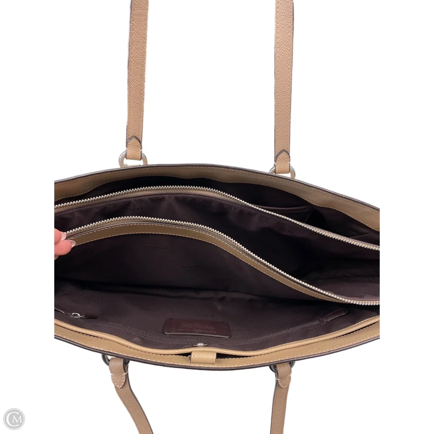 Handbag Designer By Coach, Size: Large