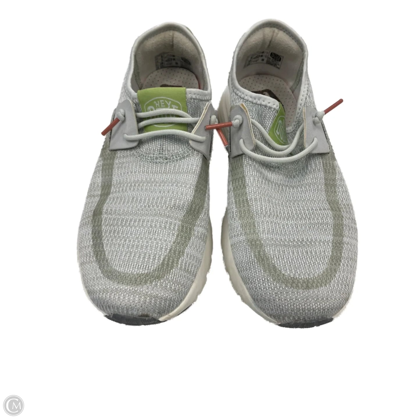 Shoes Sneakers By Hey Dude In Green, Size: 8