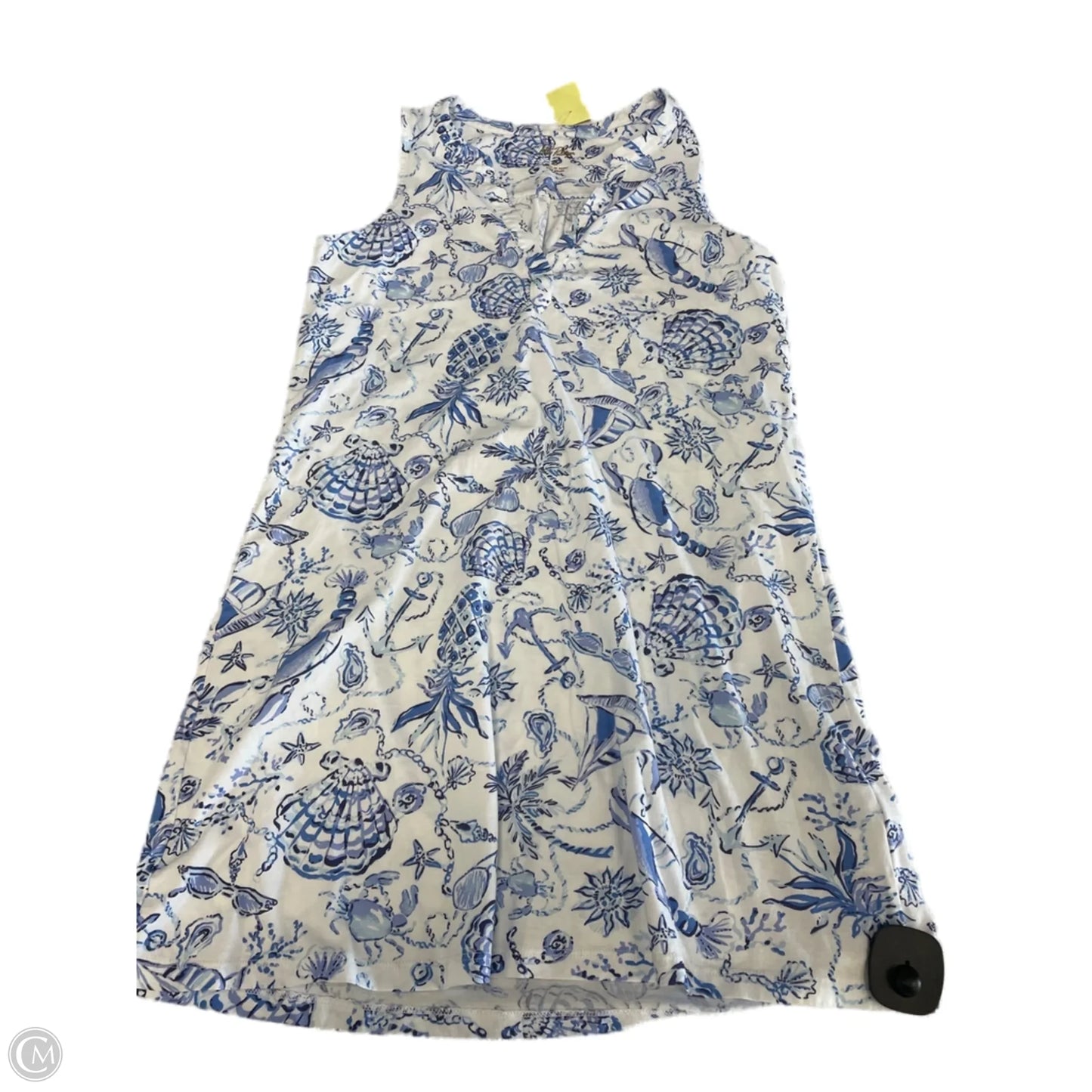Dress Designer By Lilly Pulitzer In Blue & White, Size: S