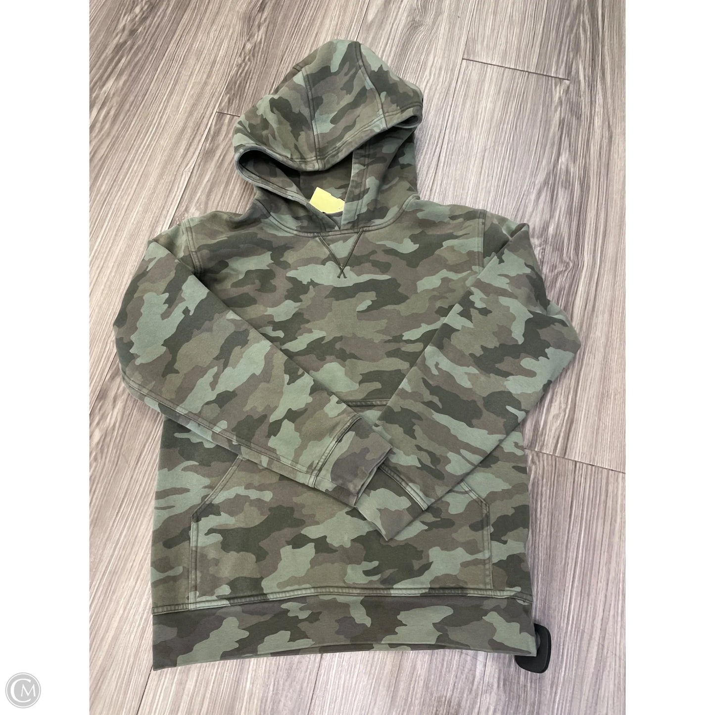 Athletic Sweatshirt Hoodie By Lululemon In Camouflage Print, Size: S