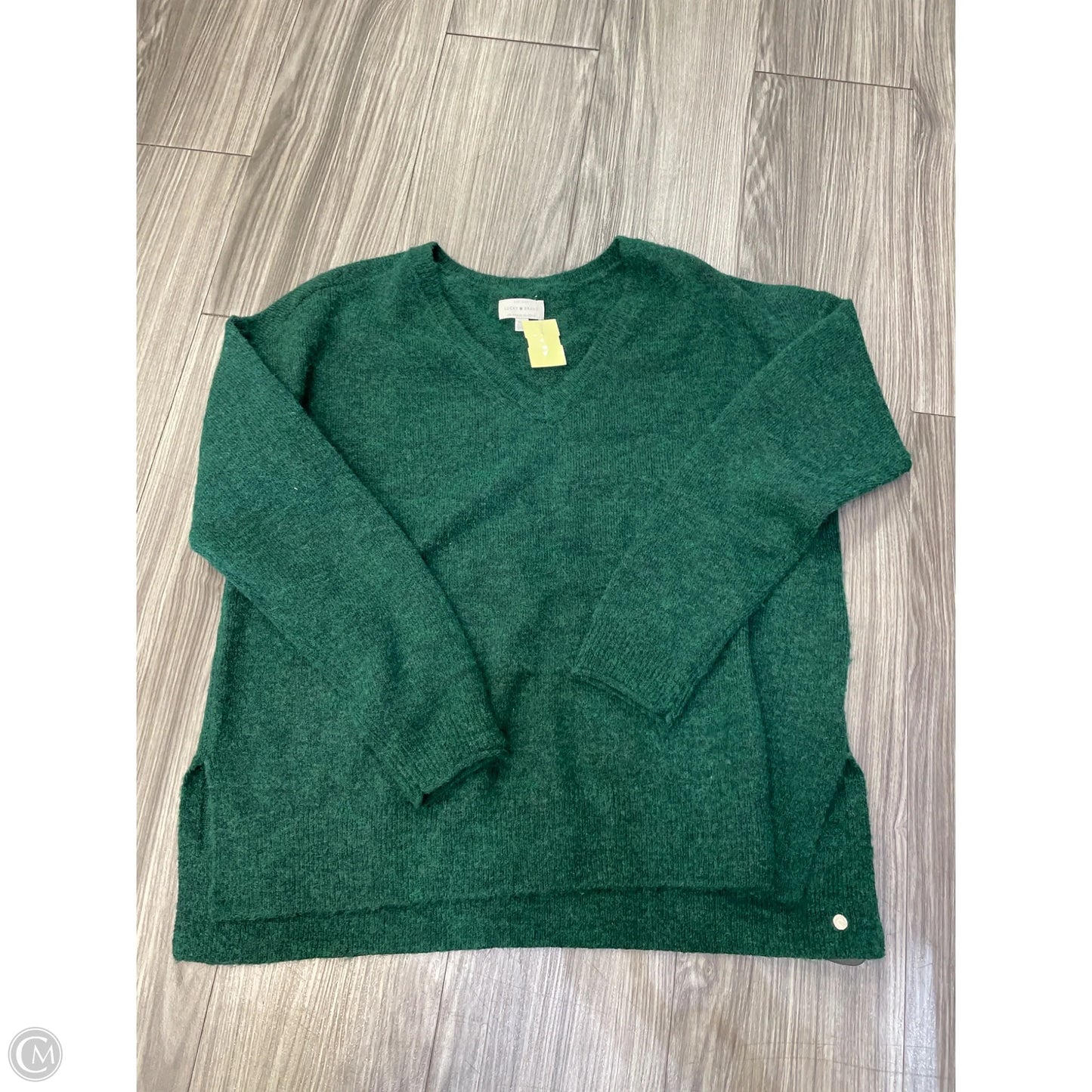 Sweater By Lucky Brand In Green, Size: M
