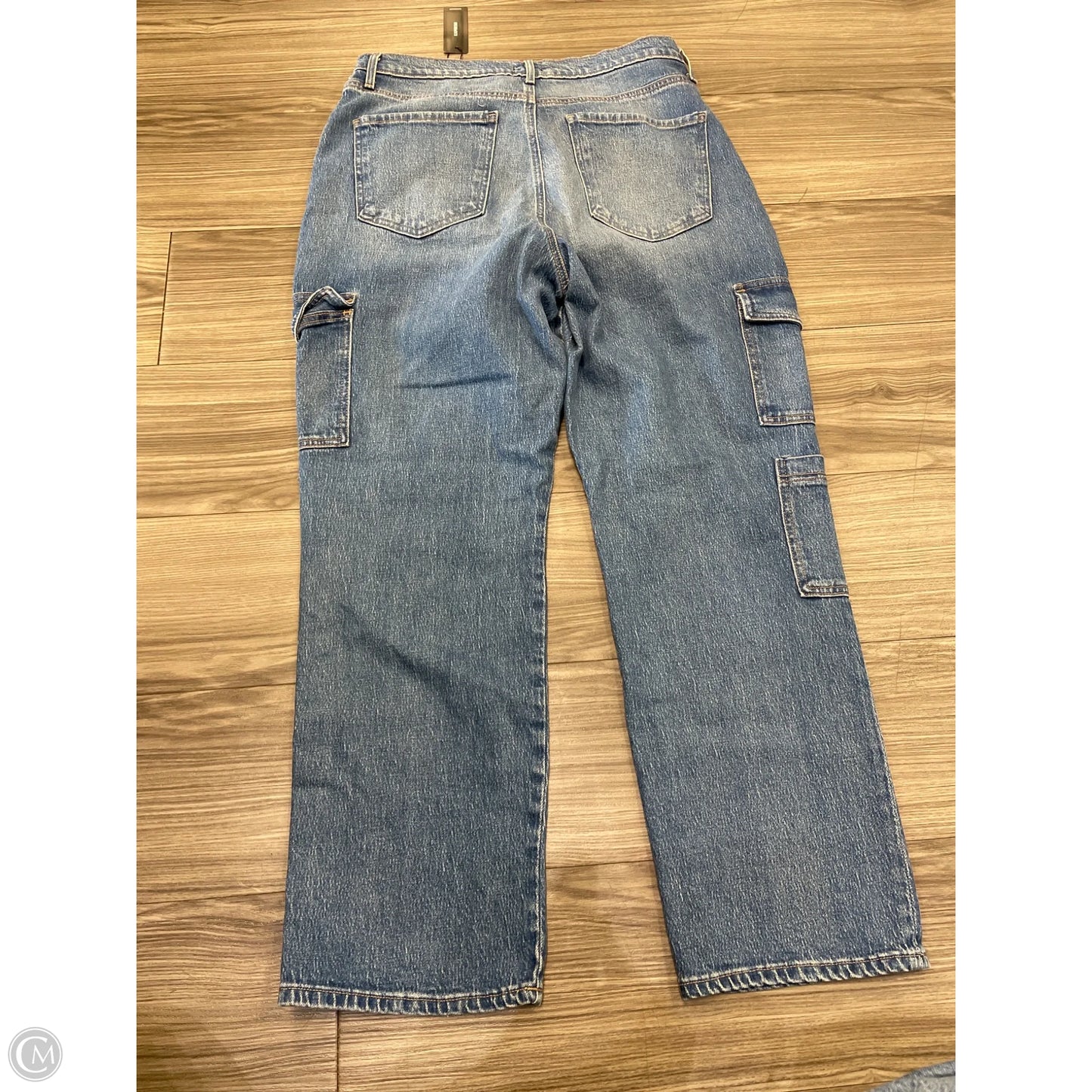 Jeans Wide Leg By Express In Blue, Size: 14l