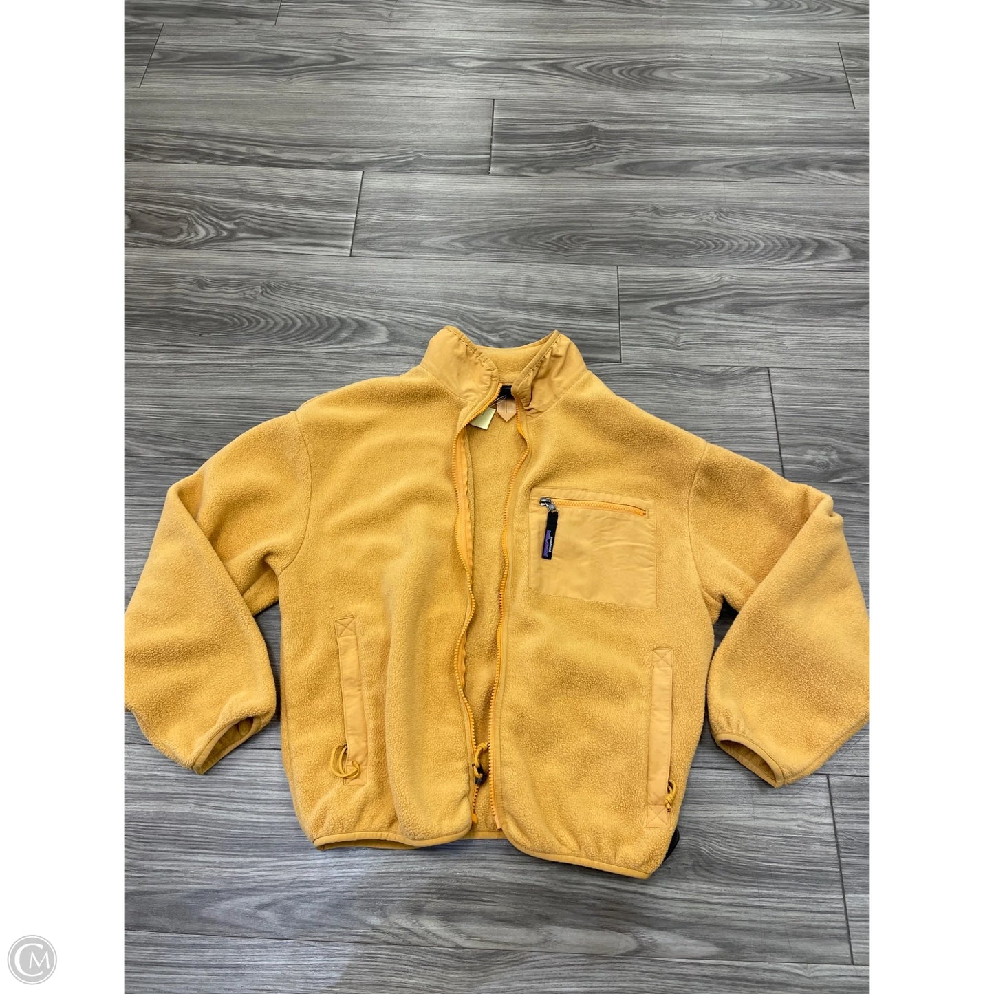 Athletic Jacket By Patagonia In Yellow, Size: M