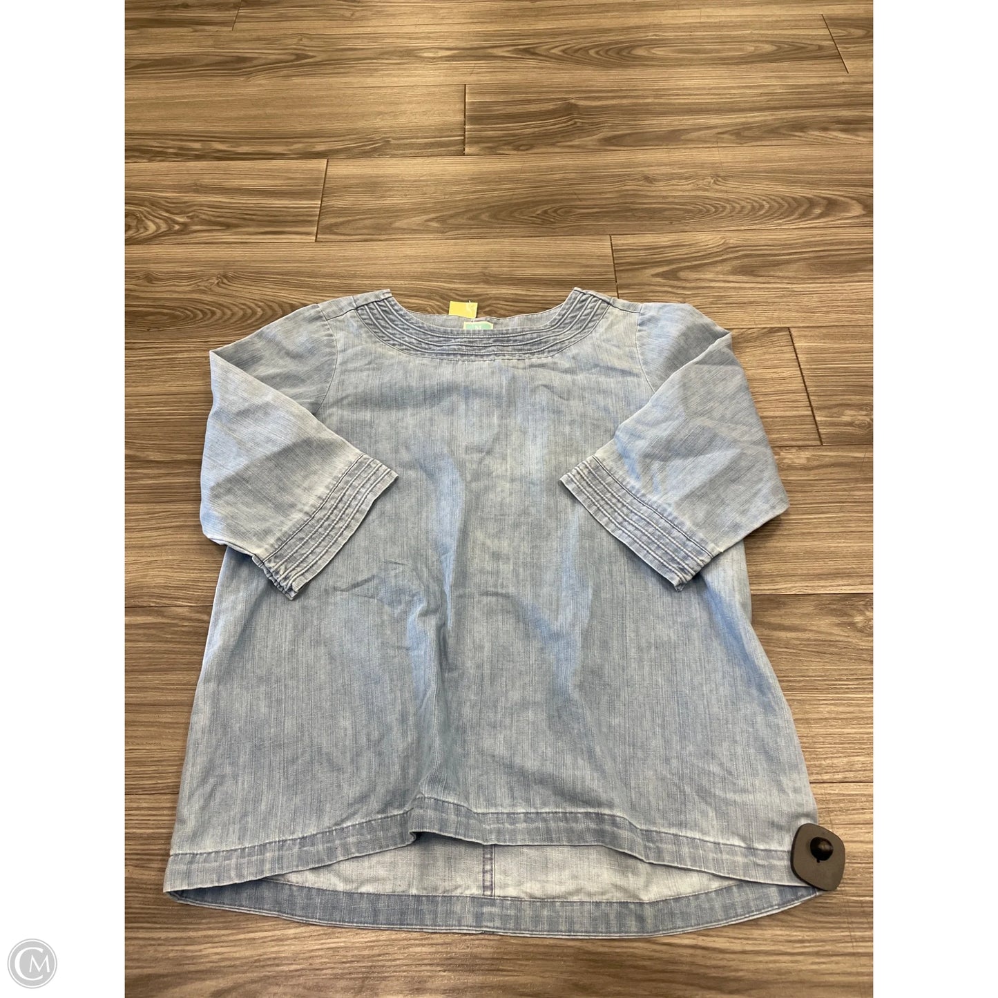 Top Long Sleeve By Clothes Mentor In Blue, Size: M