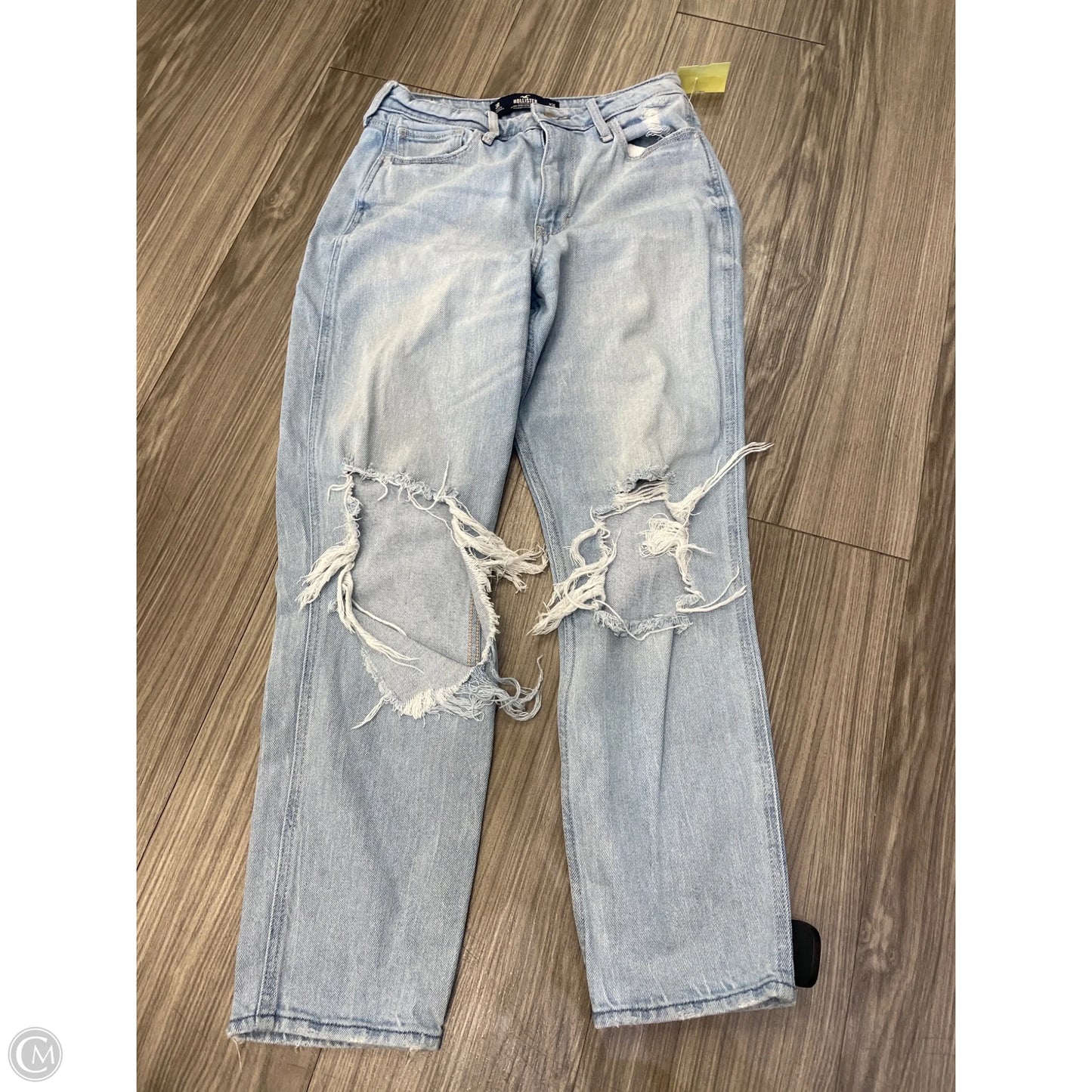Jeans Boyfriend By Hollister In Blue, Size: 4