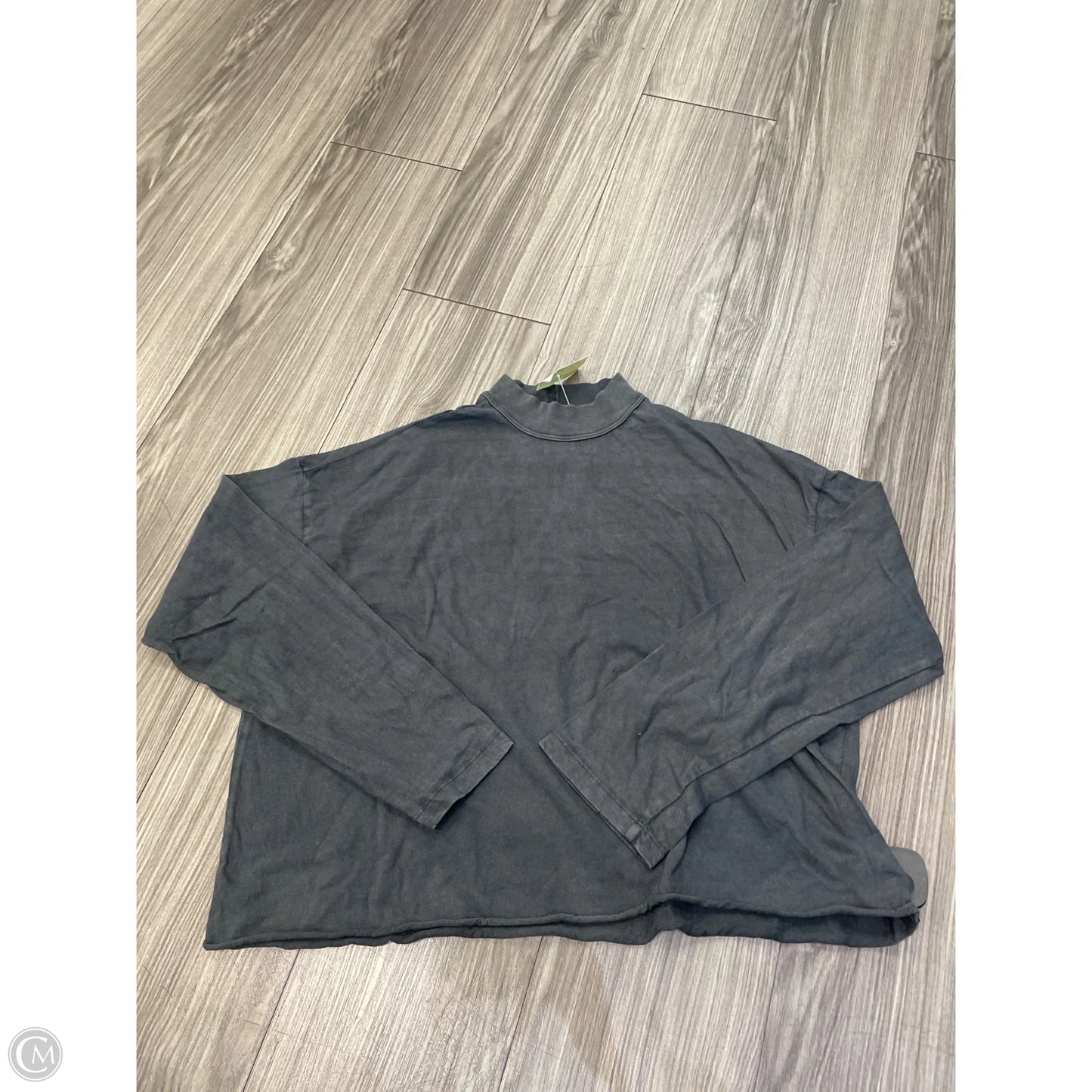Top Long Sleeve By Aerie In Grey, Size: M