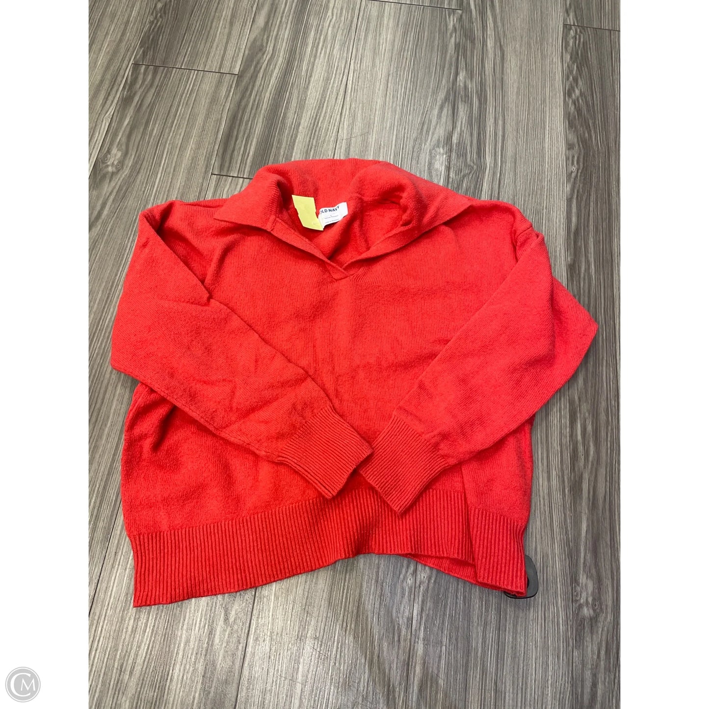 Sweater By Old Navy In Red, Size: L