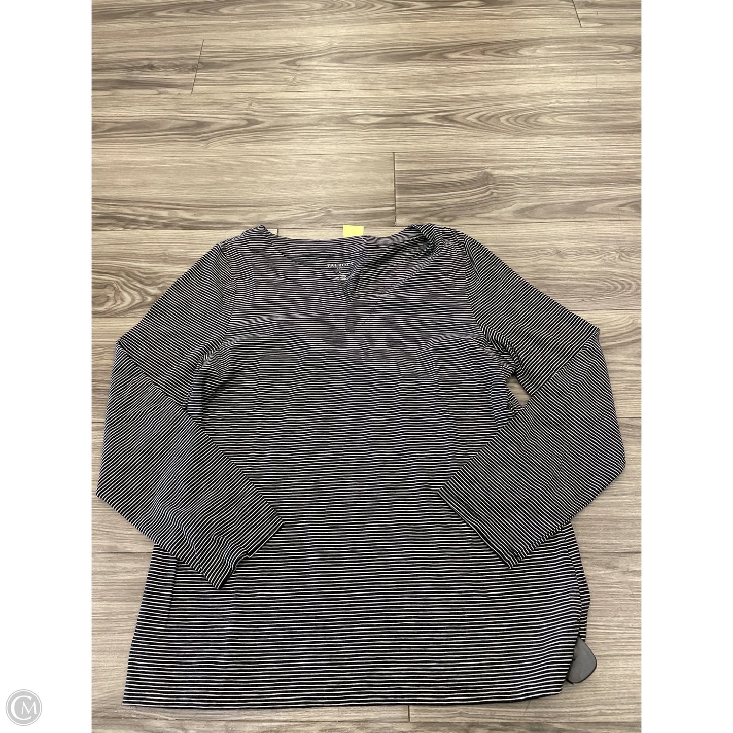 Top Long Sleeve By Talbots In Tan, Size: L