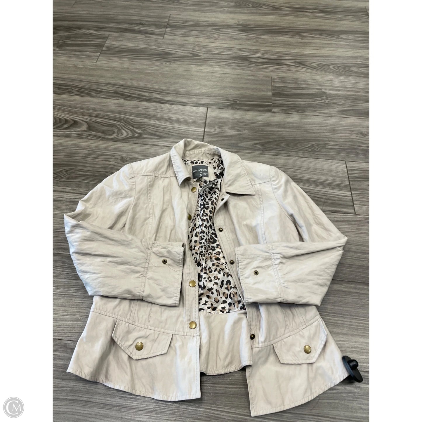 Jacket Other By Clothes Mentor In Tan, Size: M