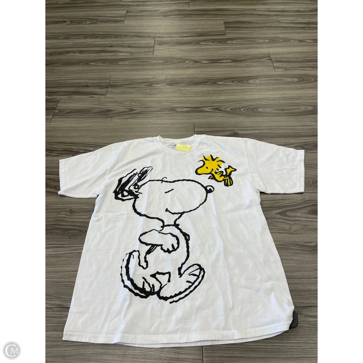 Top Short Sleeve By Clothes Mentor In White, Size: L