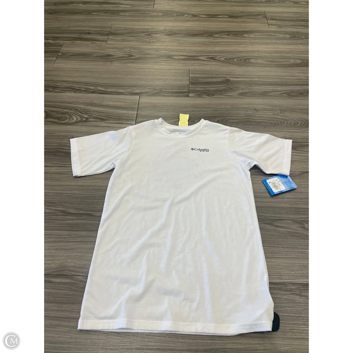 Athletic Top Short Sleeve By Columbia In White, Size: Xl