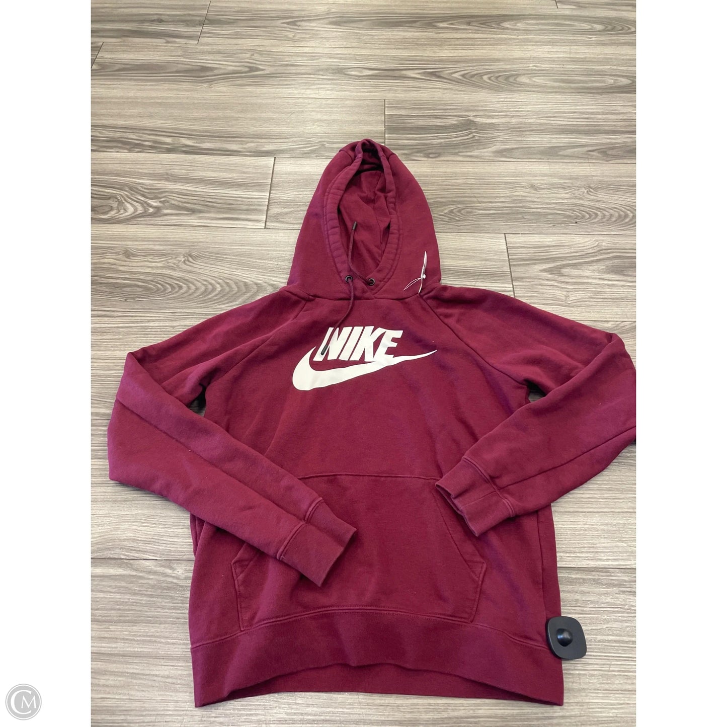Athletic Sweatshirt Hoodie By Nike In Purple, Size: Xs