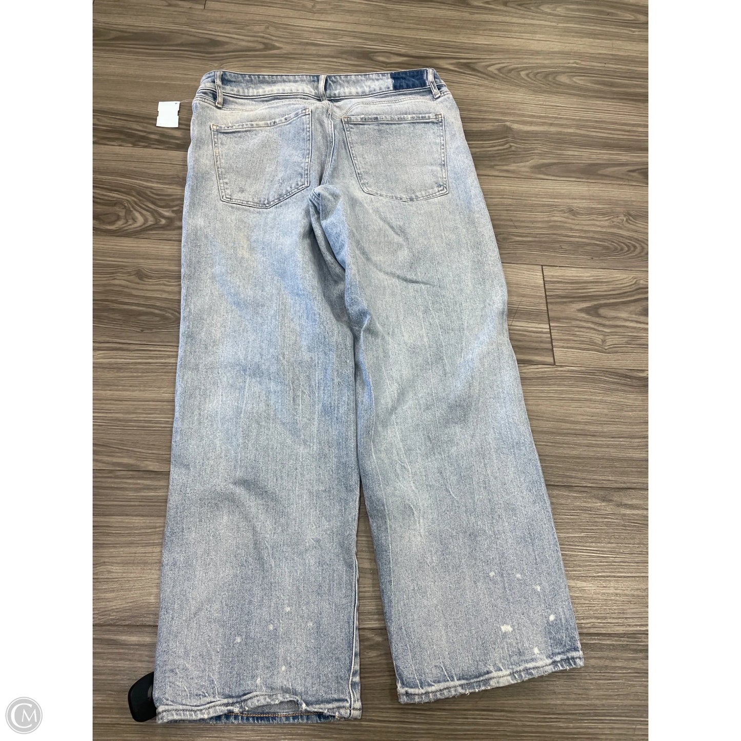 Jeans Wide Leg By Express In Blue, Size: 10