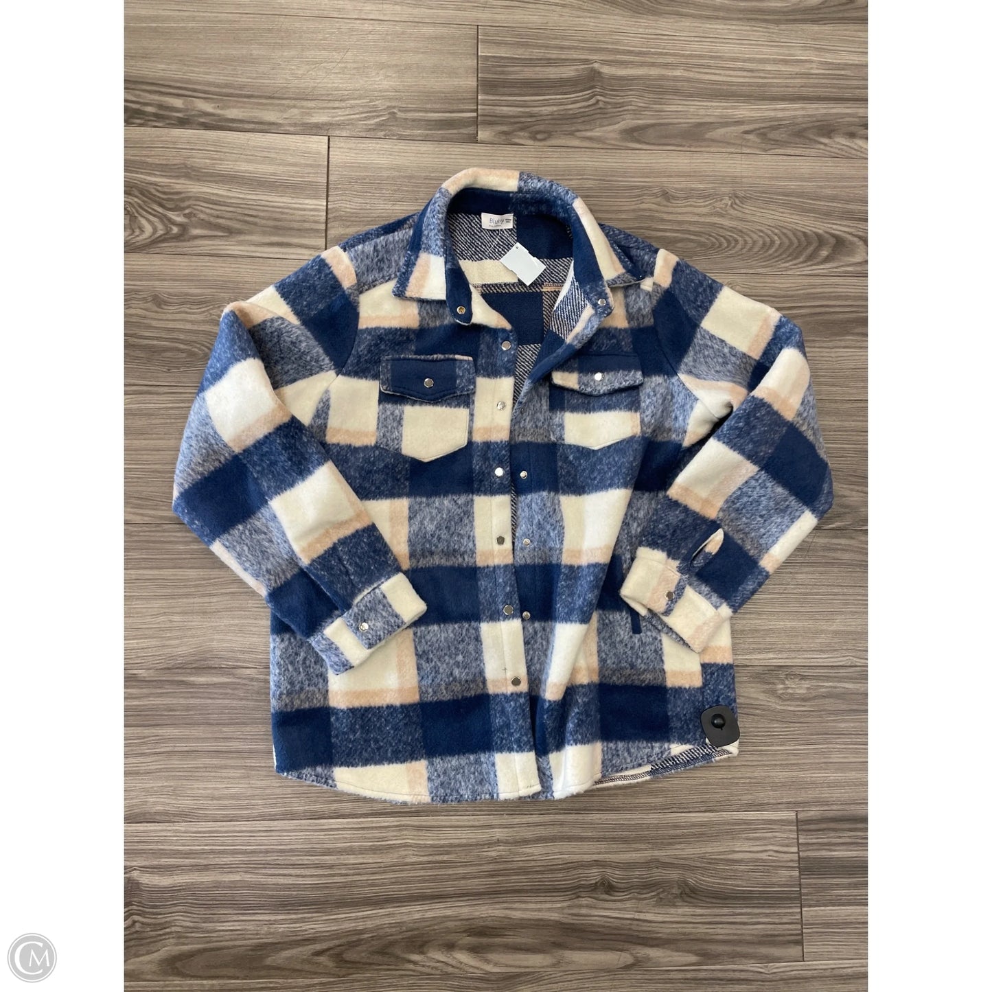 Jacket Other By Bluivy In Plaid Pattern, Size: L