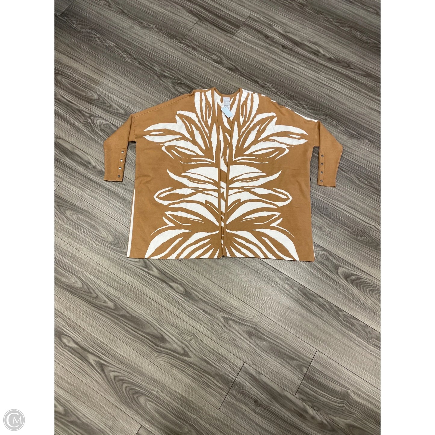 Cardigan By Chicos In Zebra Print, Size: M