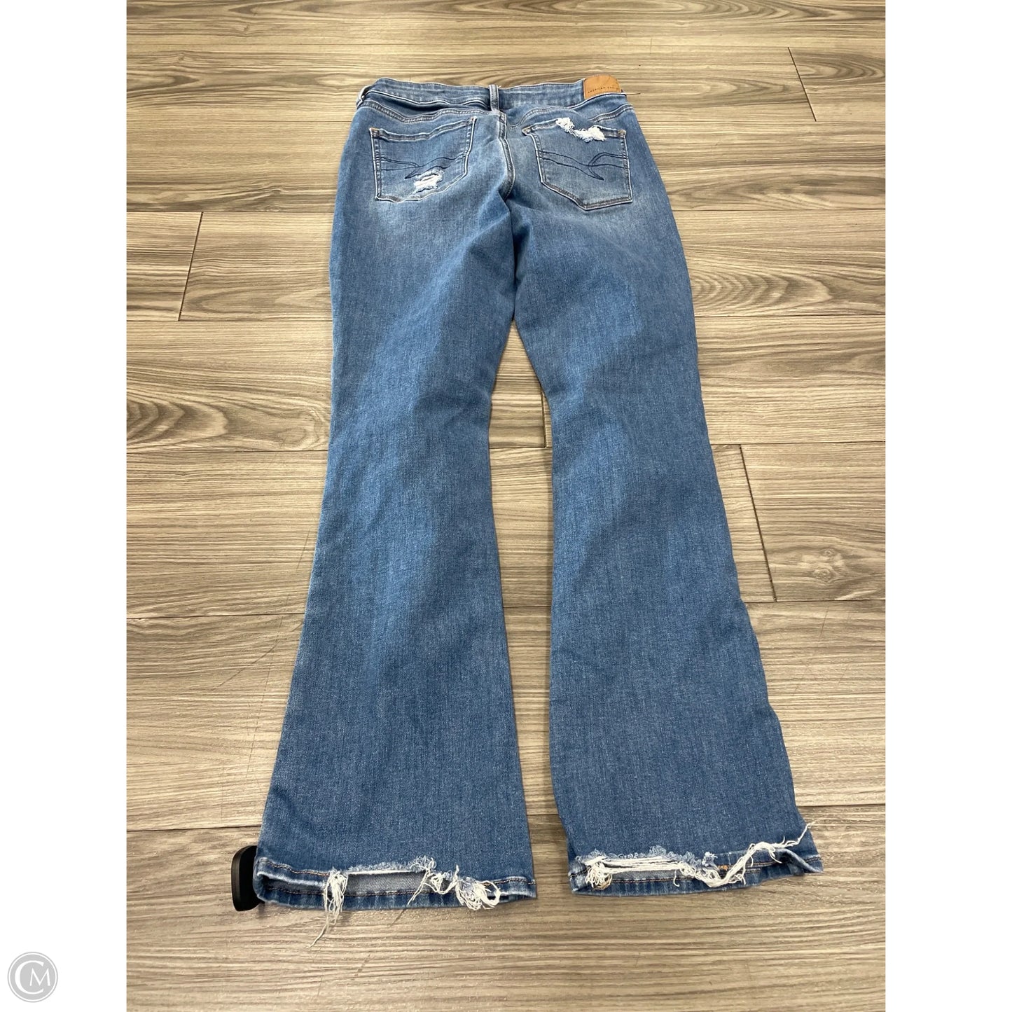 Jeans Boot Cut By American Eagle In Blue, Size: 10