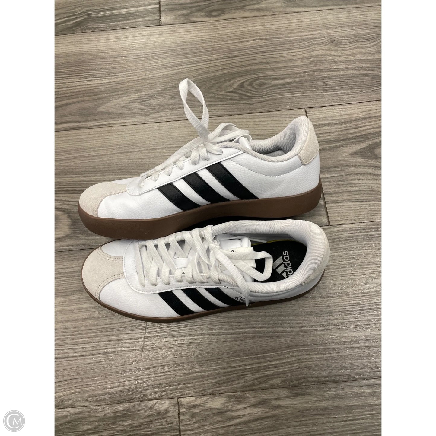 Shoes Athletic By Adidas In White, Size: 9