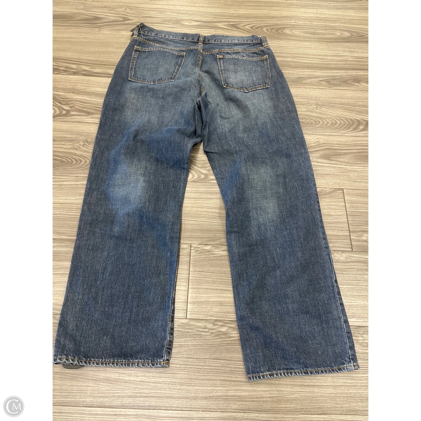 Jeans Wide Leg By Gap In Blue, Size: 14