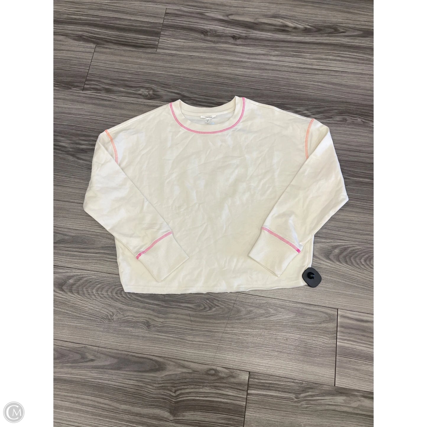 Top Long Sleeve By Maurices In White, Size: M