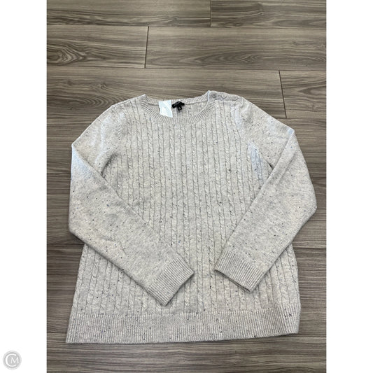 Sweater By Talbots In Grey, Size: L