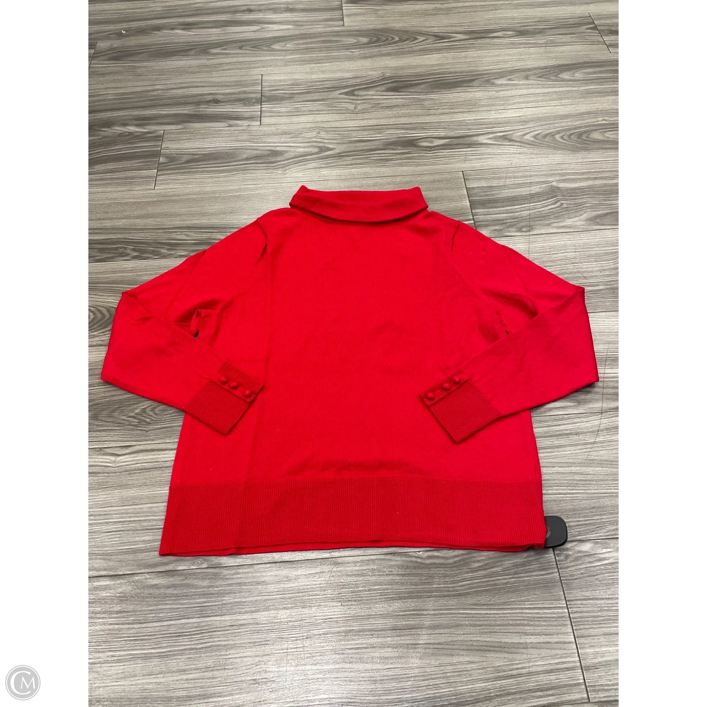 Sweater By Talbots In Red, Size: Xl