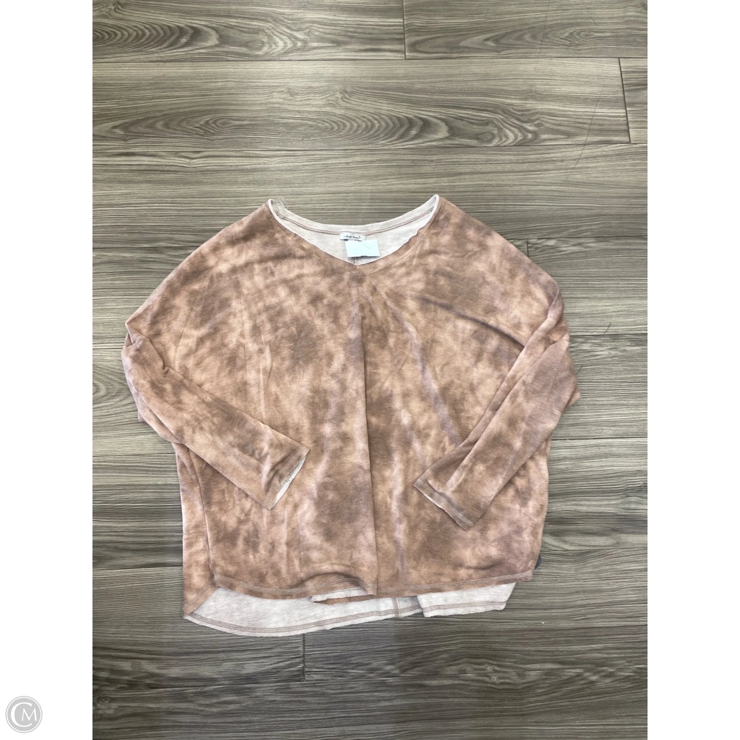 Top Long Sleeve By White Birch In Pink, Size: Xl