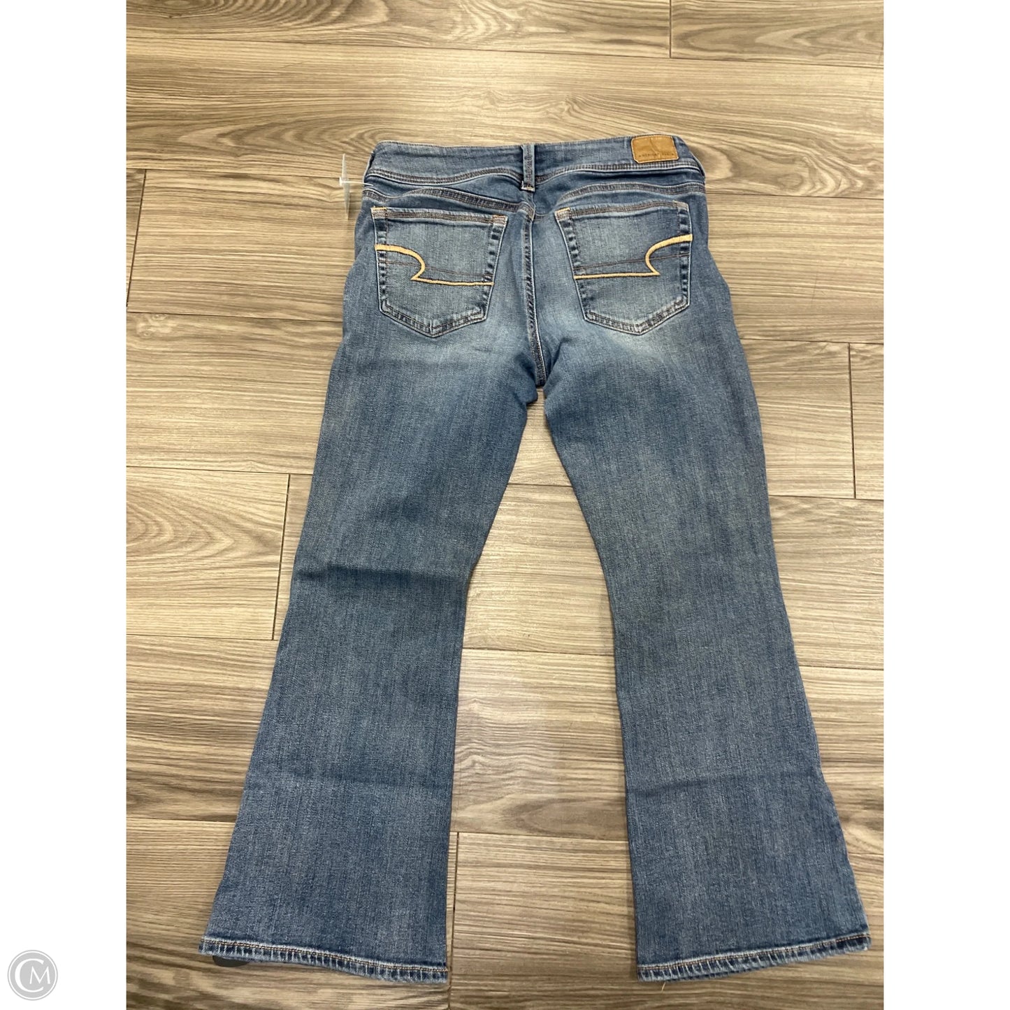 Jeans Boot Cut By American Eagle In Blue, Size: 8p