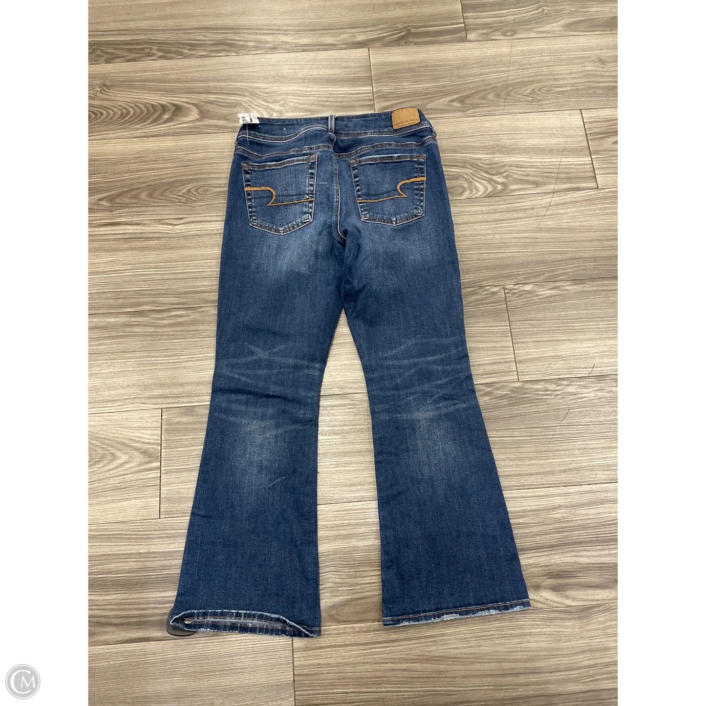 Jeans Boot Cut By American Eagle In Blue, Size: 8p