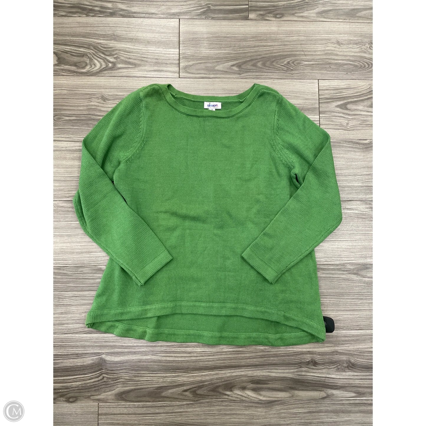 Sweater By D&co. In Green, Size: Xl