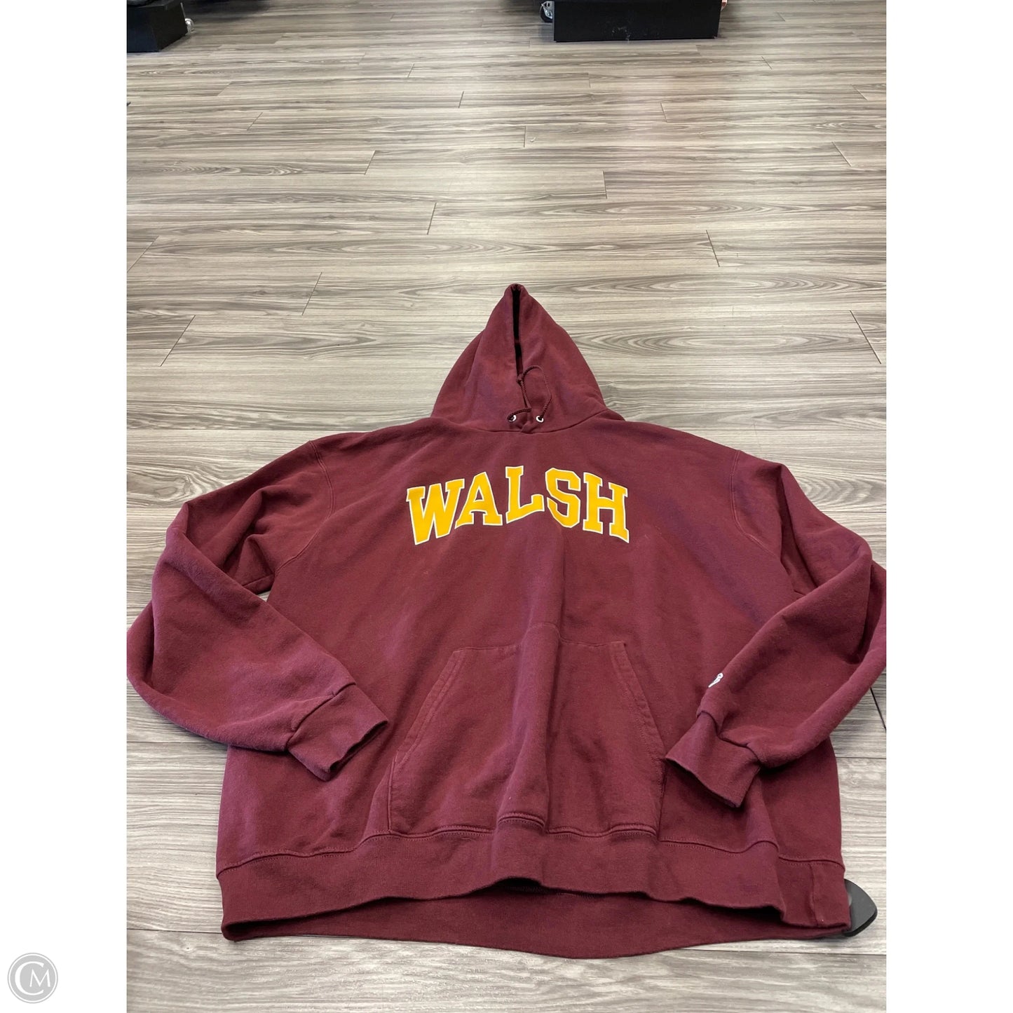 Sweatshirt Hoodie By Champion In Red, Size: 2x