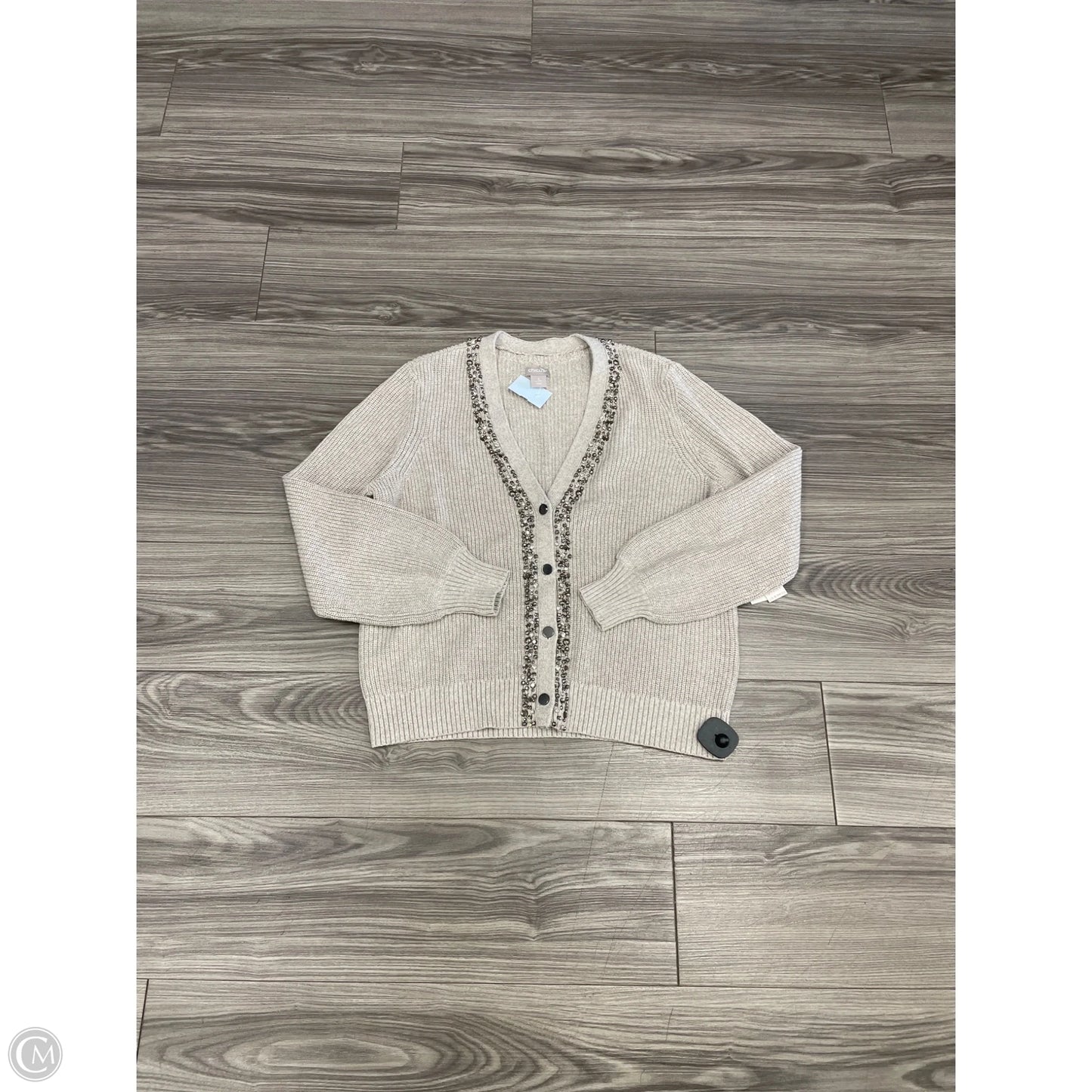 Sweater By Chicos In Grey, Size: Xl