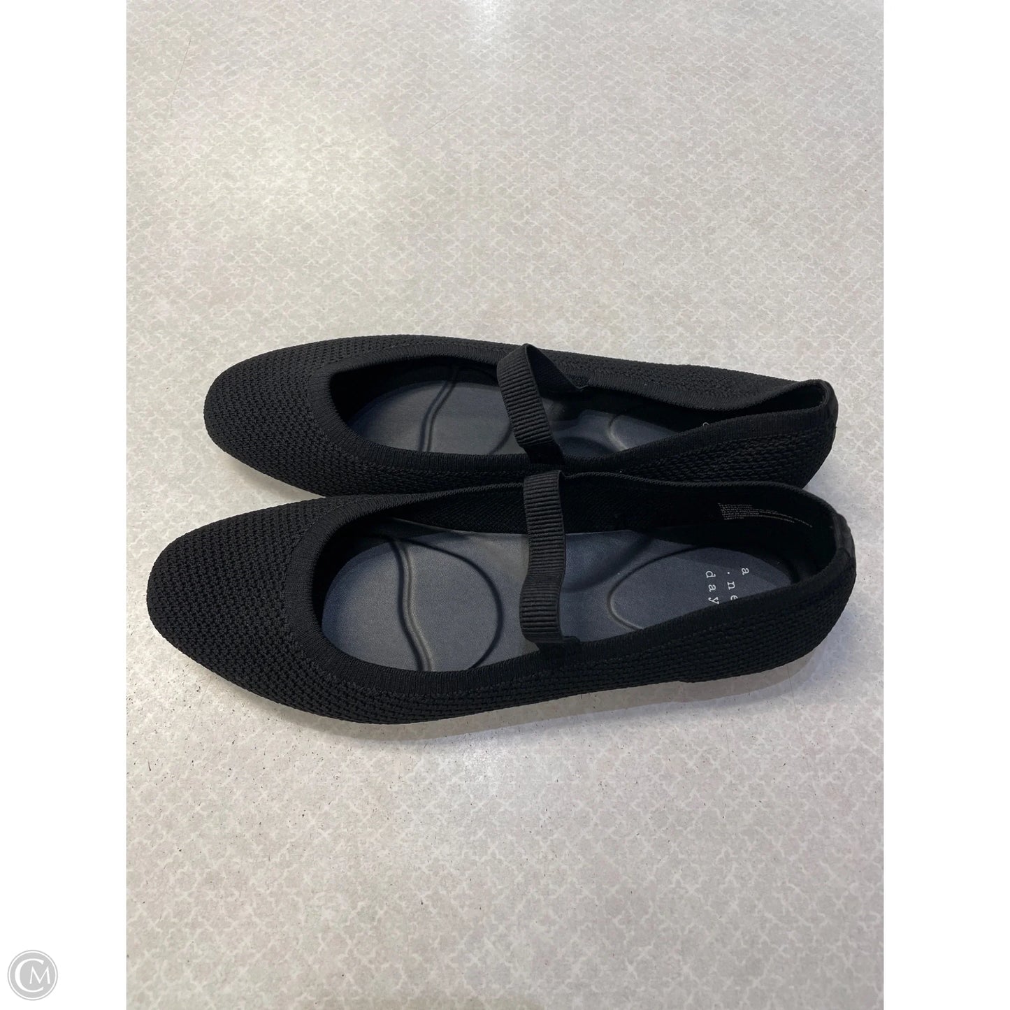 Shoes Flats By A New Day In Black, Size: 9