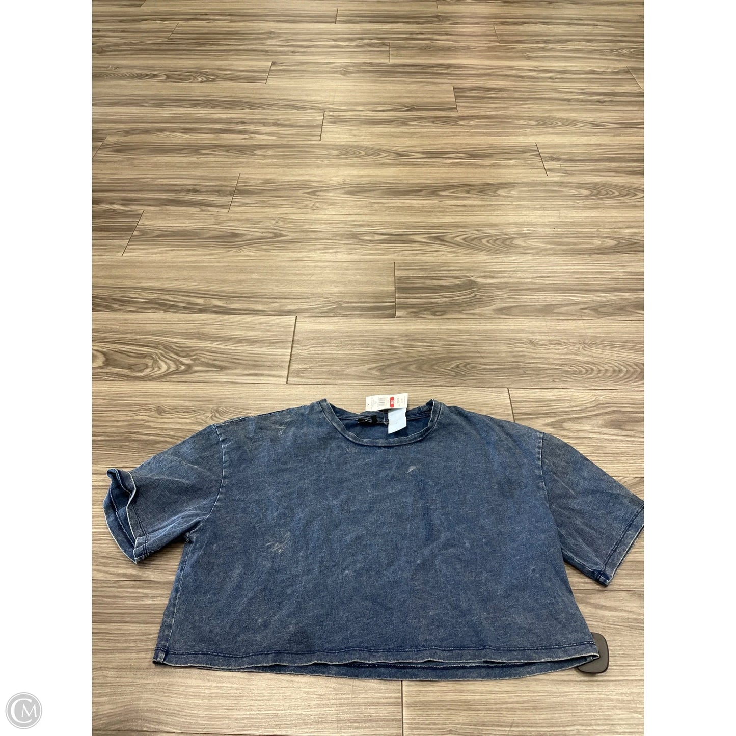 Top Short Sleeve By Emory Park In Blue, Size: L