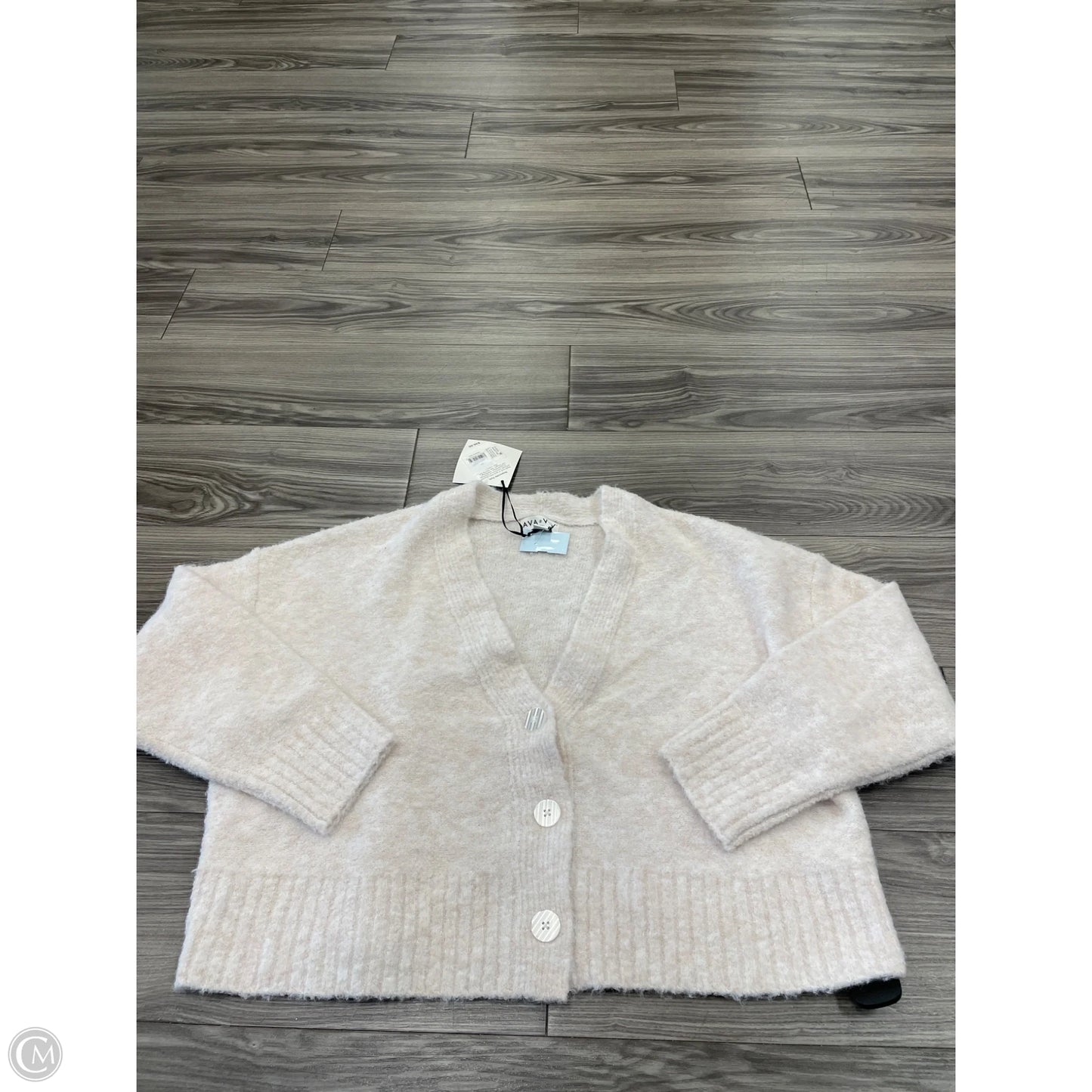 Sweater By Ava & Viv In Cream, Size: 1x