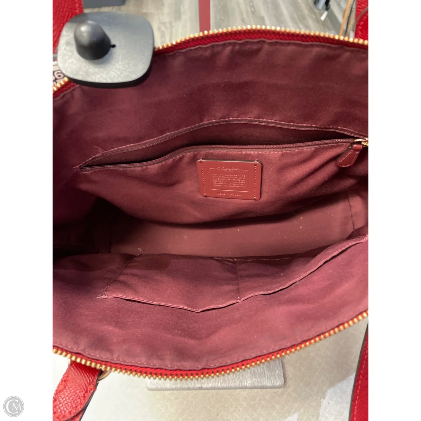 Handbag Designer By Coach, Size: Large