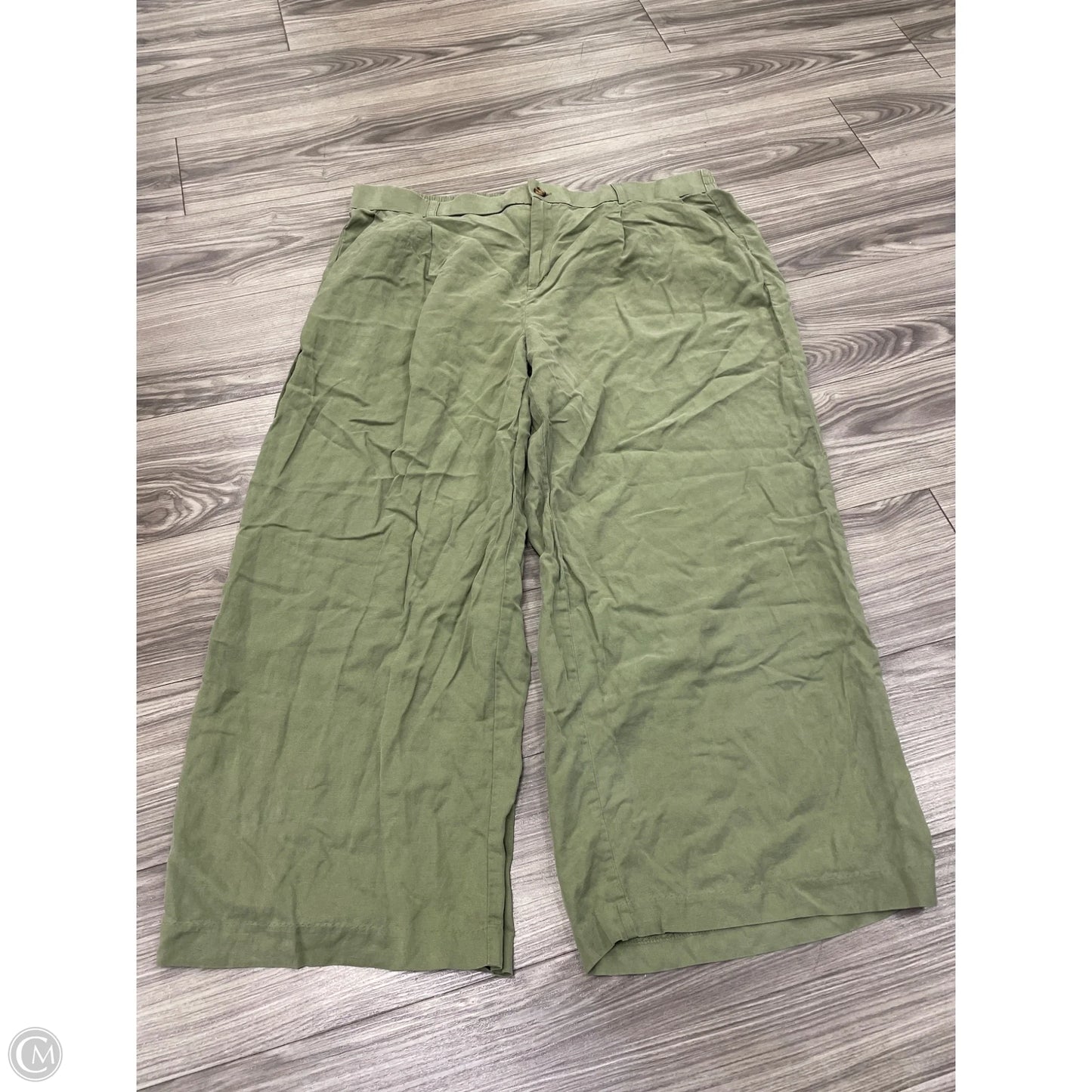 Pants Wide Leg By Torrid In Green, Size: 22