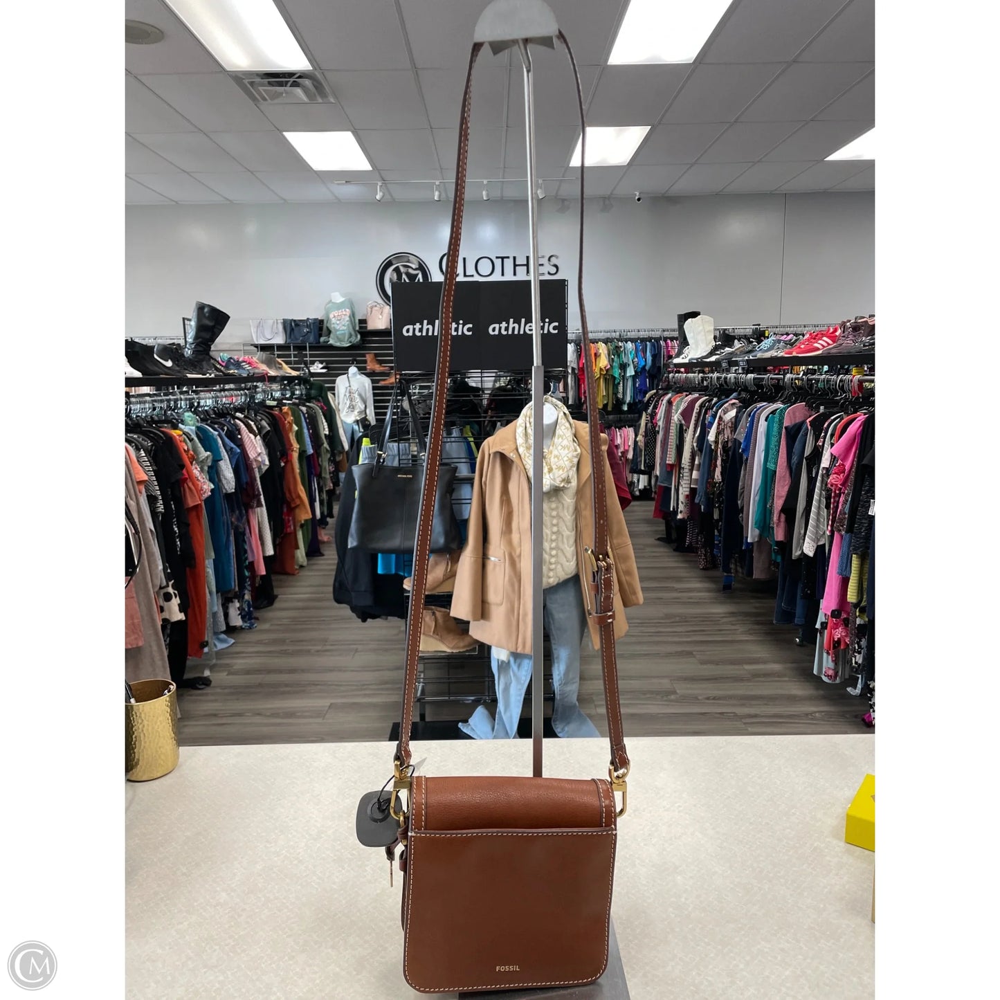 Handbag By Fossil, Size: Medium