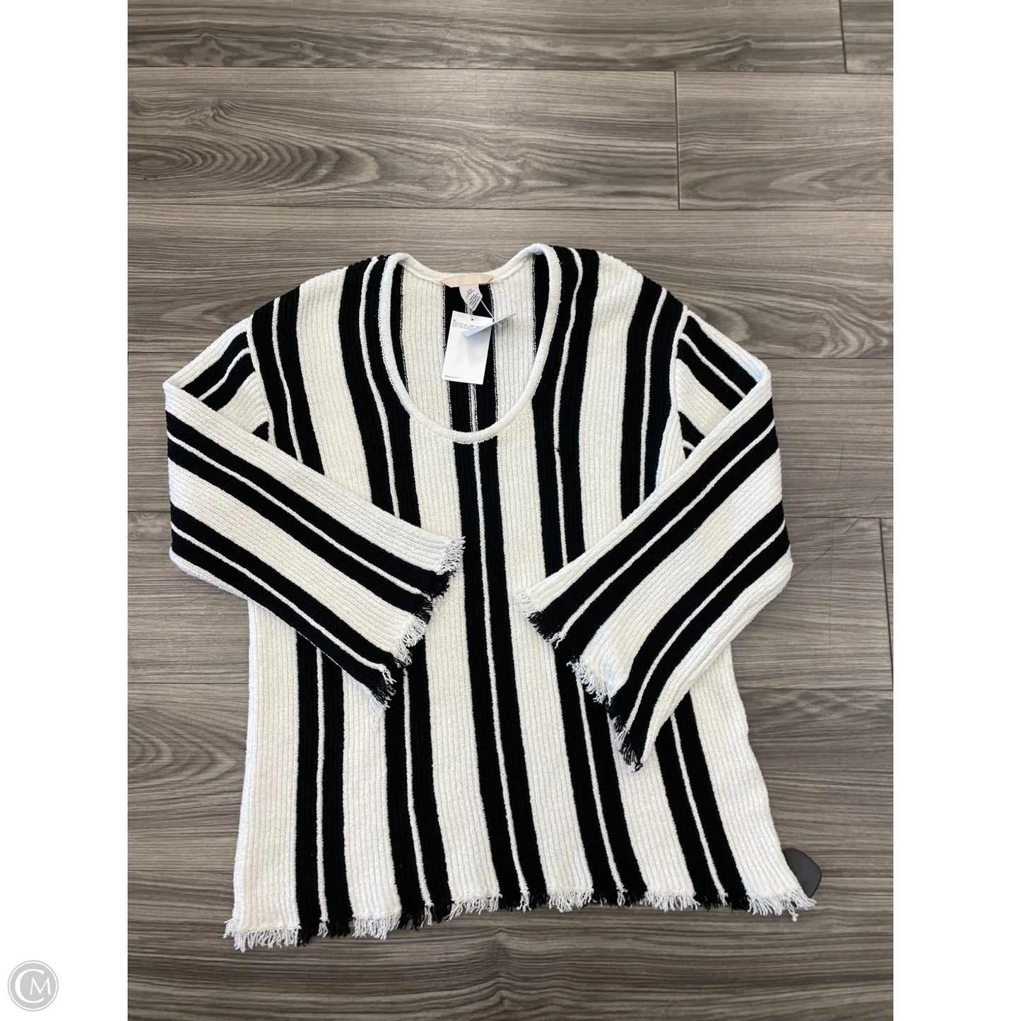 Sweater By H&m In Striped Pattern, Size: M
