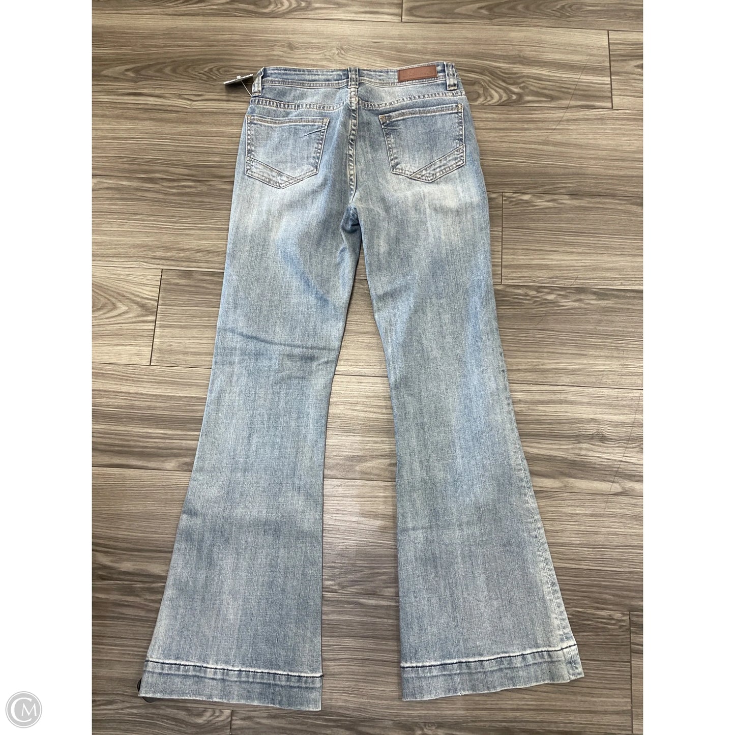 Jeans Flared By Rock & Roll In Blue, Size: 8