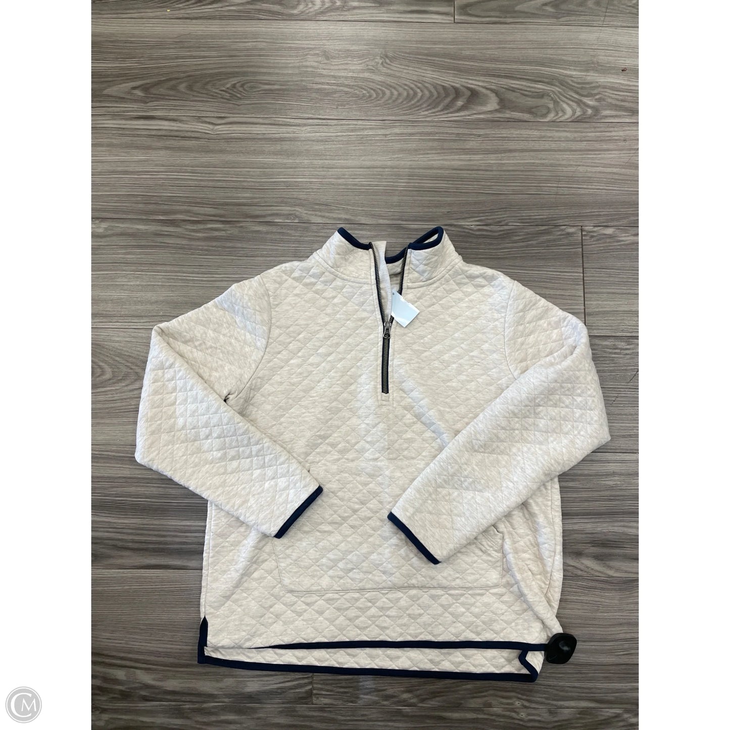 Sweatshirt Collar By Market & Spruce In Cream, Size: M