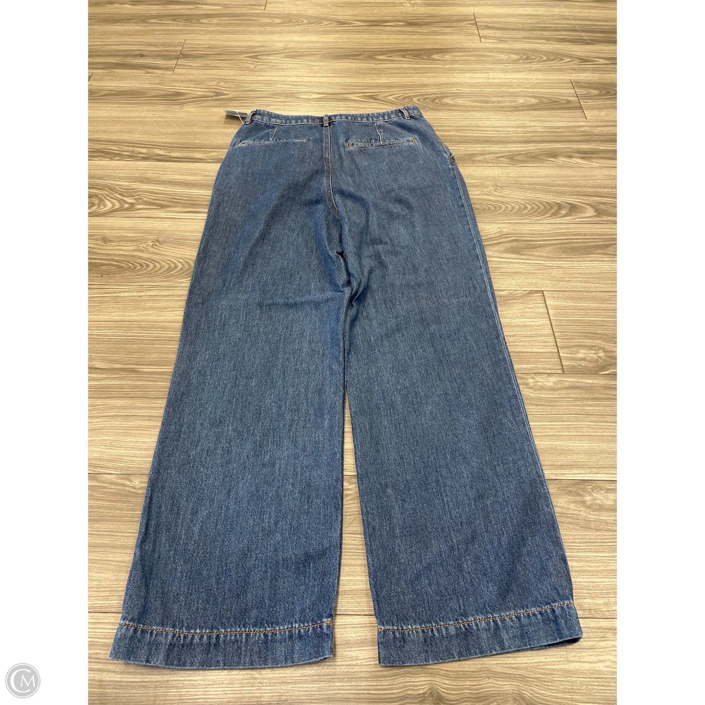 Jeans Wide Leg By Loft In Blue, Size: 10