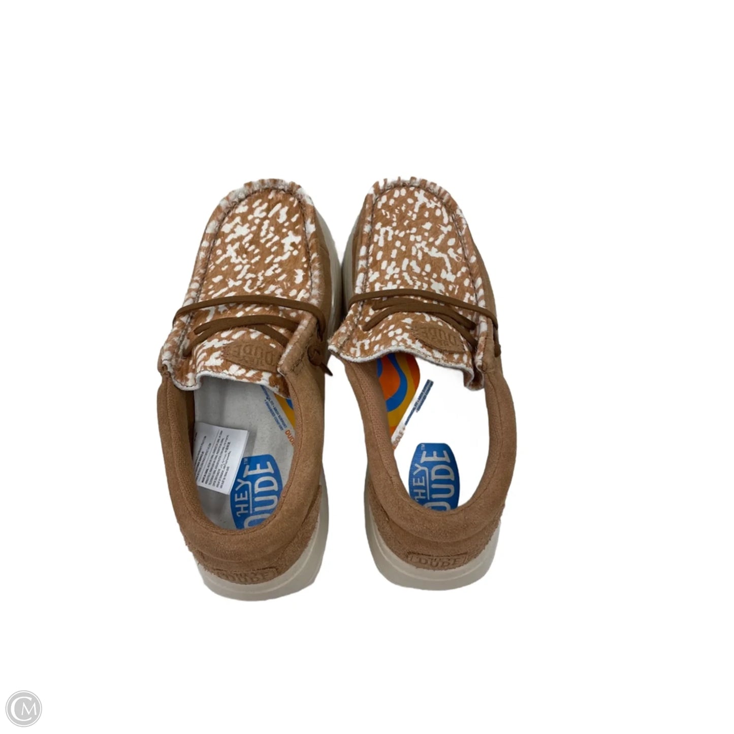 Shoes Athletic By Hey Dude In Brown, Size: 9