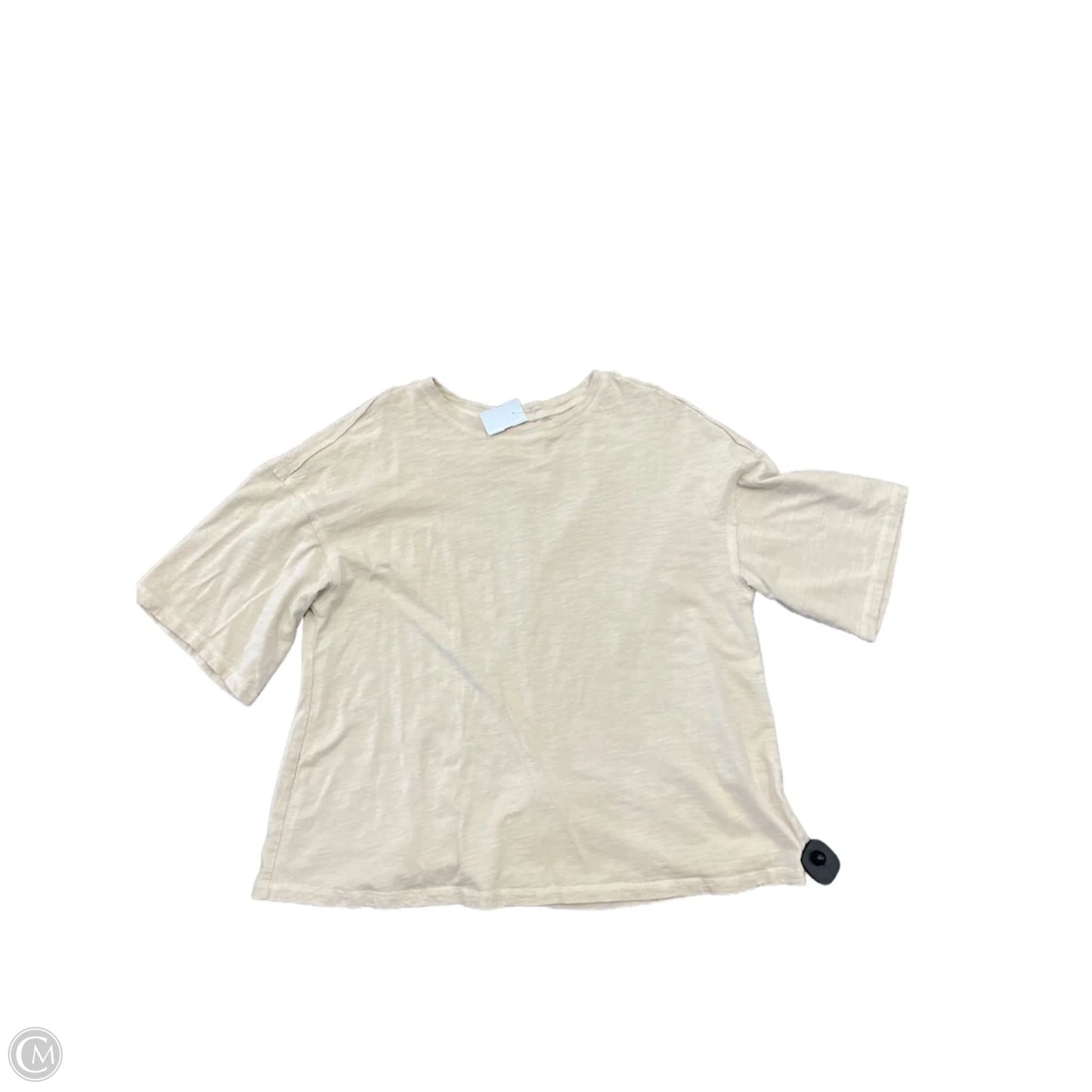 Top Short Sleeve By Shein In Brown, Size: S