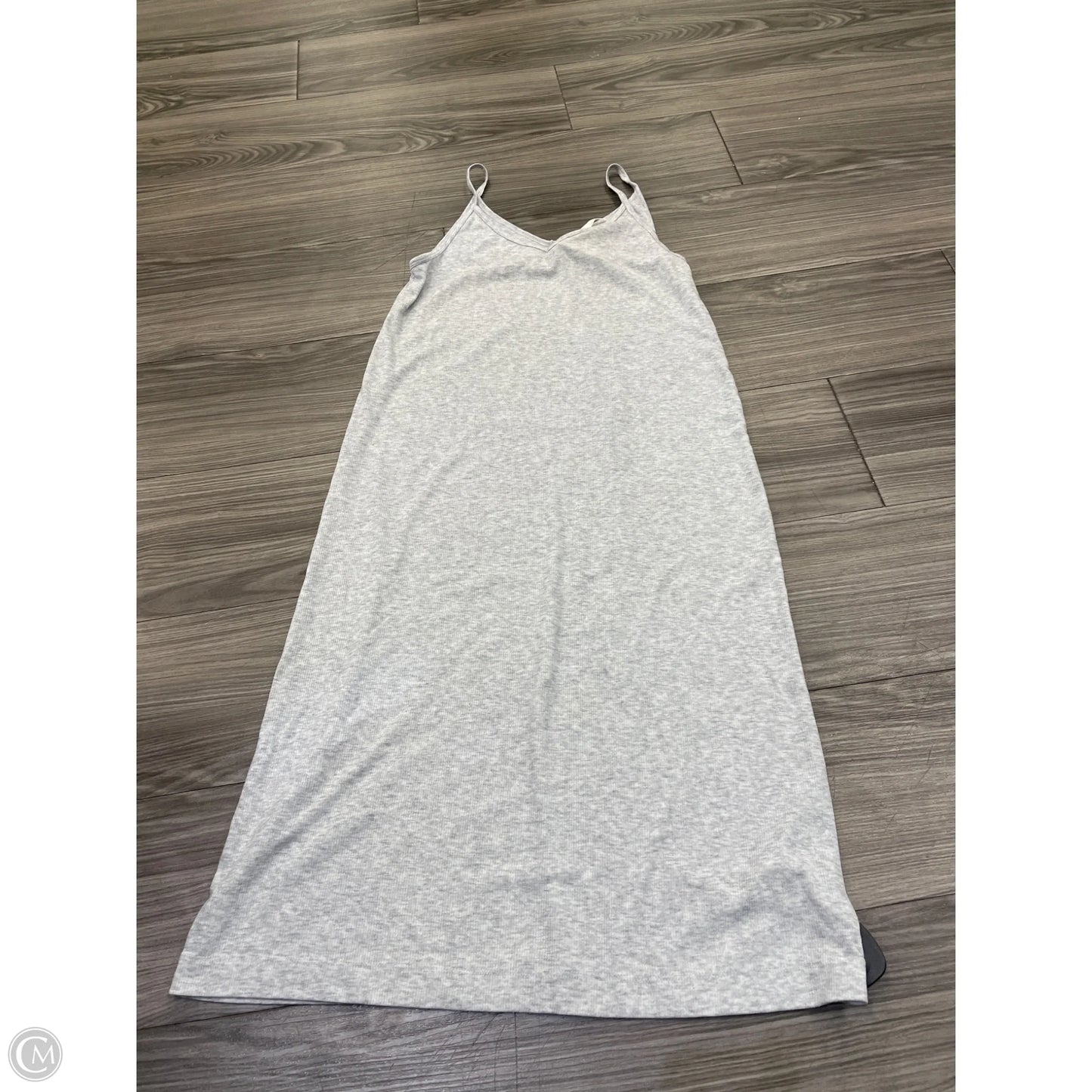 Dress Casual Midi By H&m In Grey, Size: S
